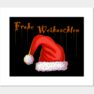 Frohe Weihnachten Posters and Art